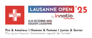Lausanne Open Amateur Un tournoi pas comme les autres